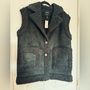 River Island Faux Shearling Vest